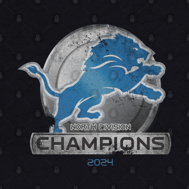 Nfc North Division Champions 2024 by himmih chromatic art